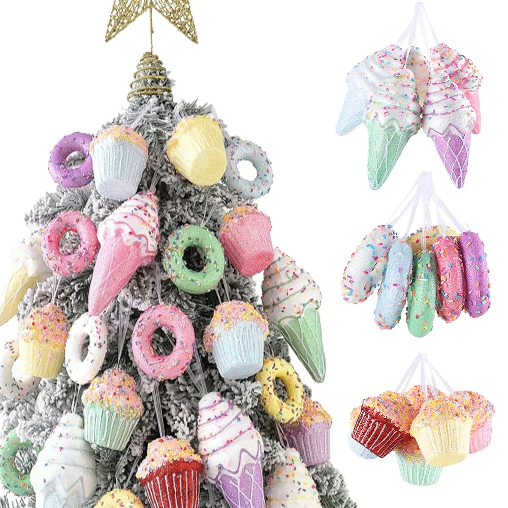 Home Decor Trends 2025 - 1 Box Weihnachten Macaron Eis Donut
