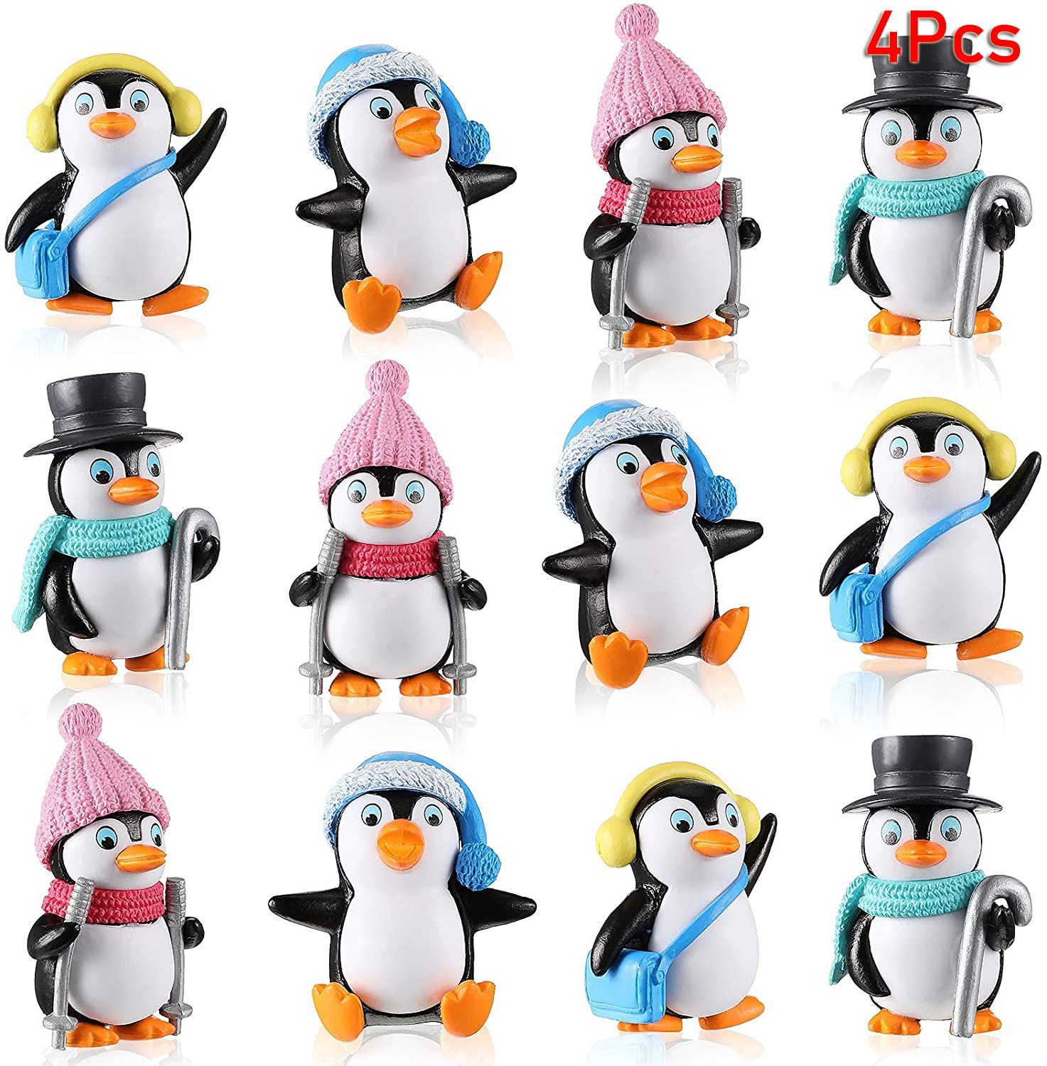 Home Decor Ikea - 4 Stücke Nette Cartoon Pinguin Charaktere