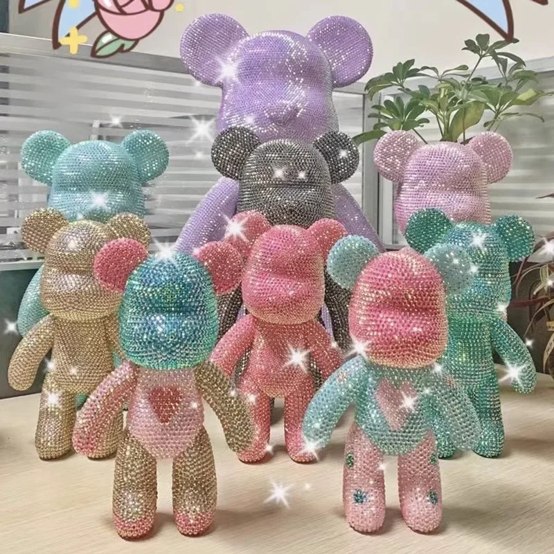 Home Decor Ikea - DIY selbstklebende Kristallbär Figur Strass Diamant