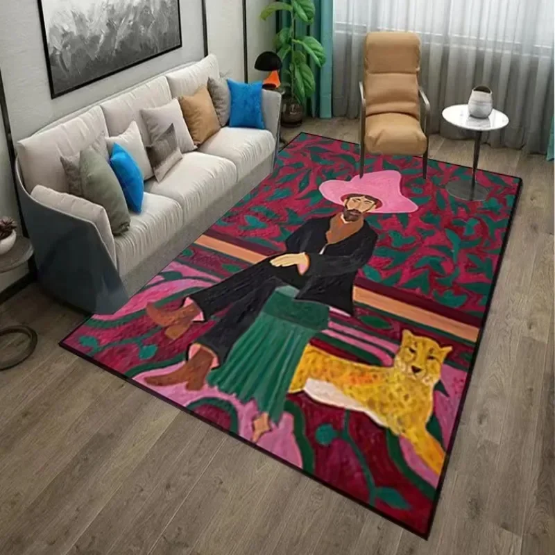 Home Decor Ig - Kunstvoller Dekorativer Teppich für Wohnzimmer, Großer