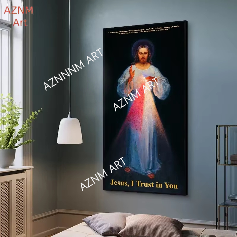 Home Decor Jesus - 1 STÜCK, Jesus, Göttlich, Barmherzigkeit Gebet,