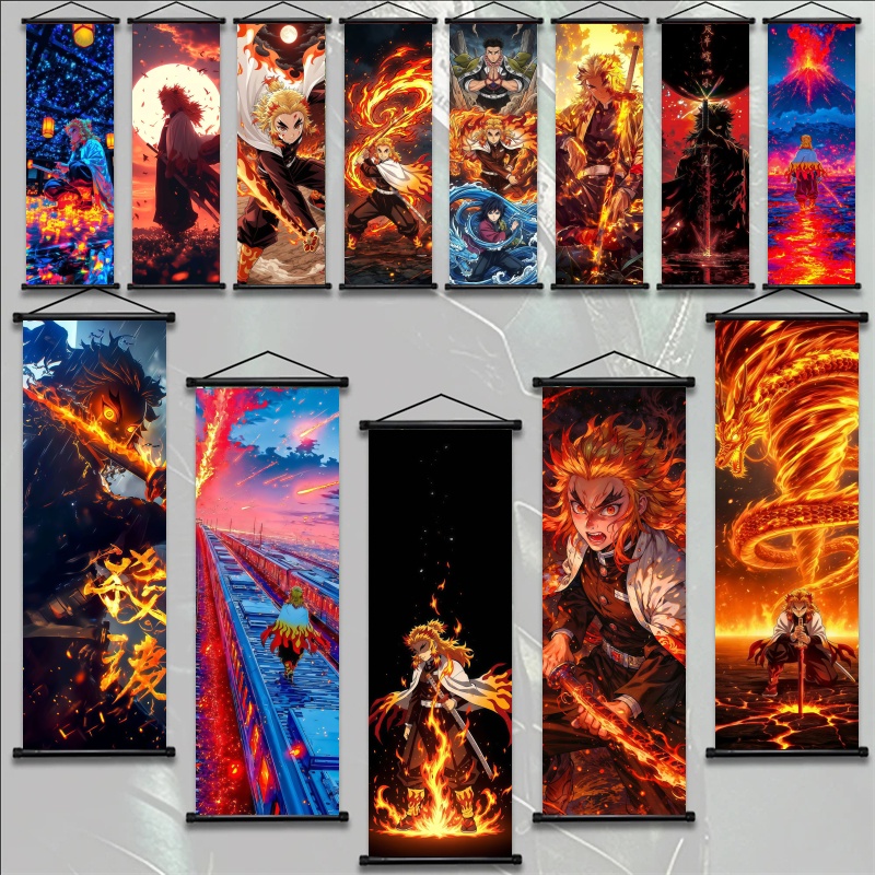 Home Decor Mod - Demon Slayer Kyojuro Rengoku HD-Druck Anime