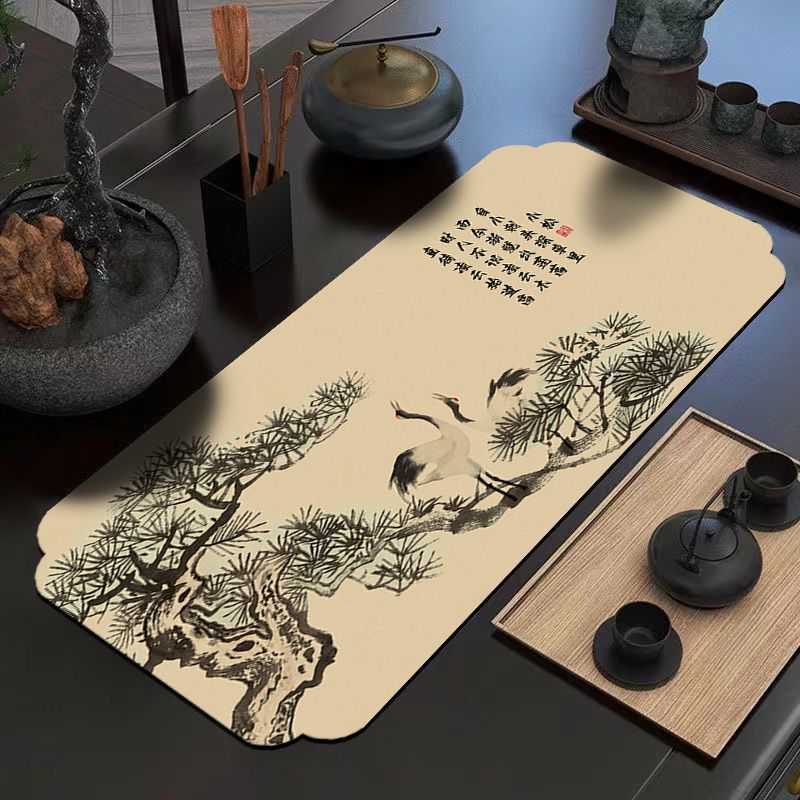Home Decor Zen Style - Diatomeen-Matten-Teetisch im neuen chinesischen Zen-Stil mit