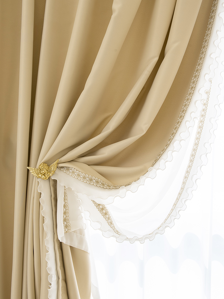 Home Decor Ig - Kunst Creme Vorhang Französisch Luxus Wohnzimmer