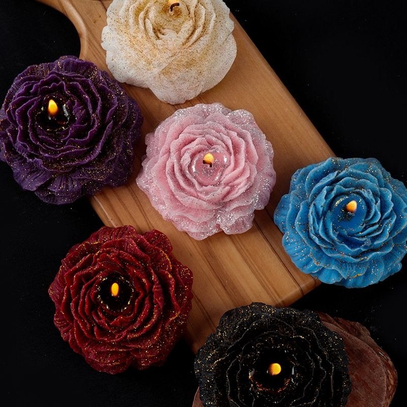 Home Decor Flowers - Niedriger Schmelzpunkt 42 ° C Aromatherapie-Kerze