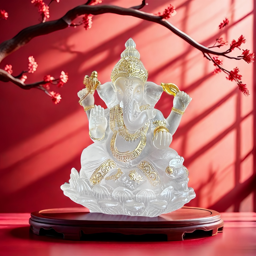 Home Decor Zen Style - Hai Style Lord Ganesha Elefantengott-Statue aus