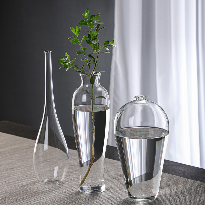 Elegante Klare Glasvase im Chi – Home Decor Zen Style Bewertung und Preis