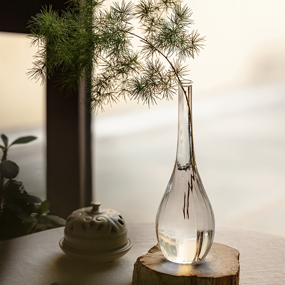 Elegante Klare Glasvase im Chi – Home Decor Zen Style Bewertung und Preis