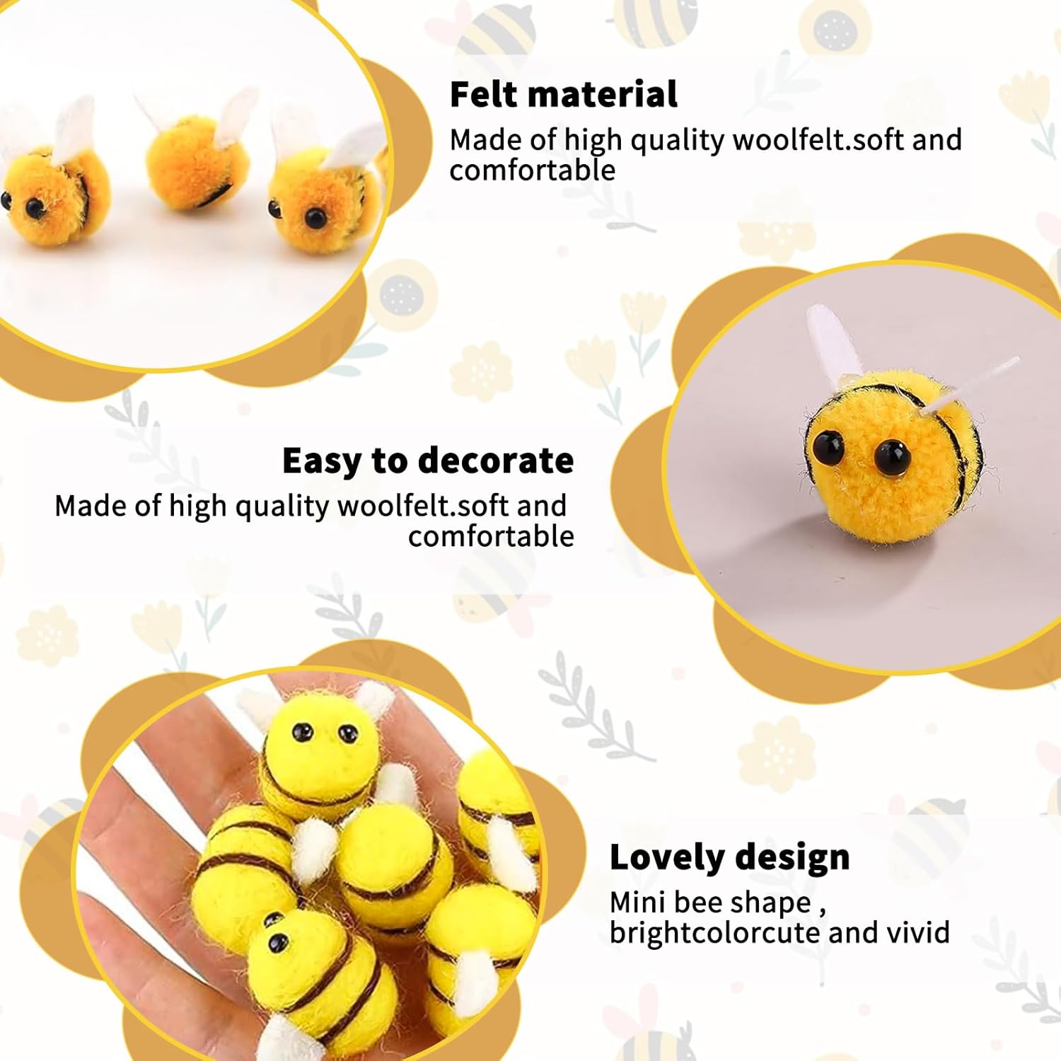 20Pcs Biene Pompom Haar Ball P – Home Decor Ikea Bewertung und Preis
