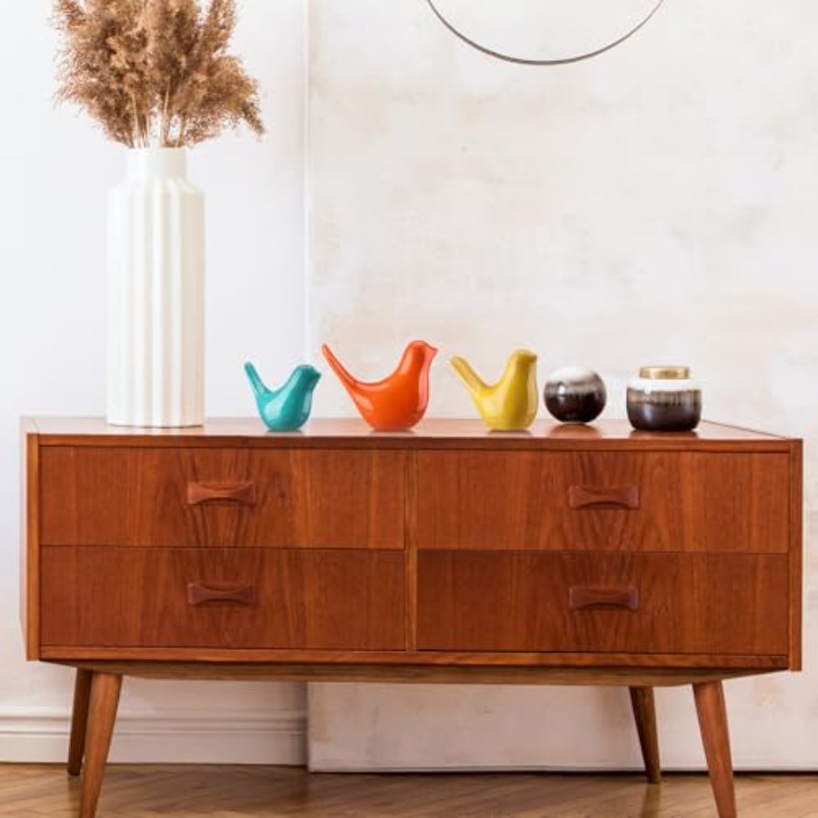 3-teiliges Mid-Century Modern  – Home Decor Medieval Bewertung und Preis