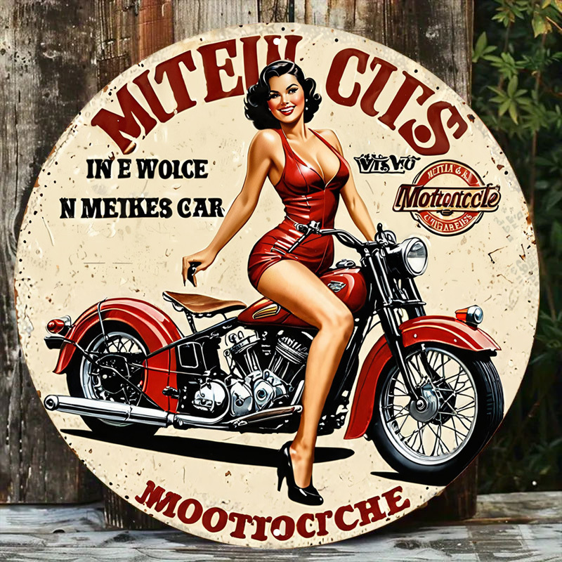 Vintage-Motorrad-Wandkunst aus – Home Decor Trends Bewertung und Preis