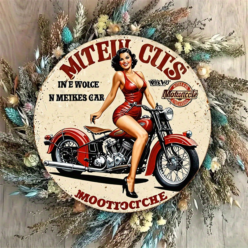 Vintage-Motorrad-Wandkunst aus – Home Decor Trends Bewertung und Preis