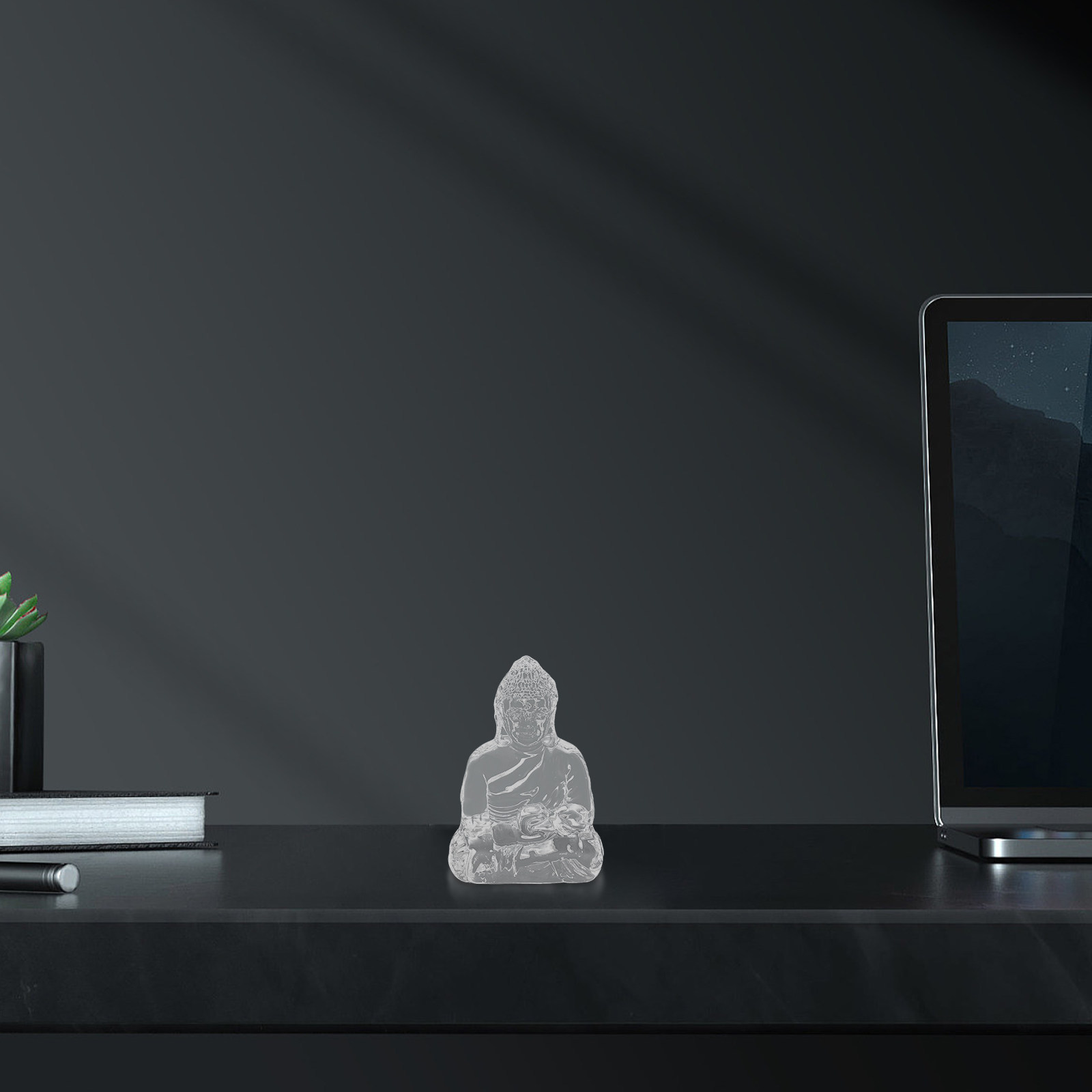 Sitzende Kristall-Buddha-Statu – Home Decor Zen Style Bewertung und Preis