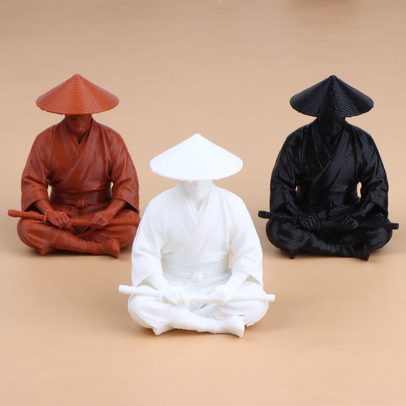 Meditierende Samurai-Figur im  – Home Decor Zen Style Bewertung und Preis