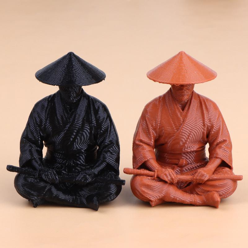 Meditierende Samurai-Figur im  – Home Decor Zen Style Bewertung und Preis