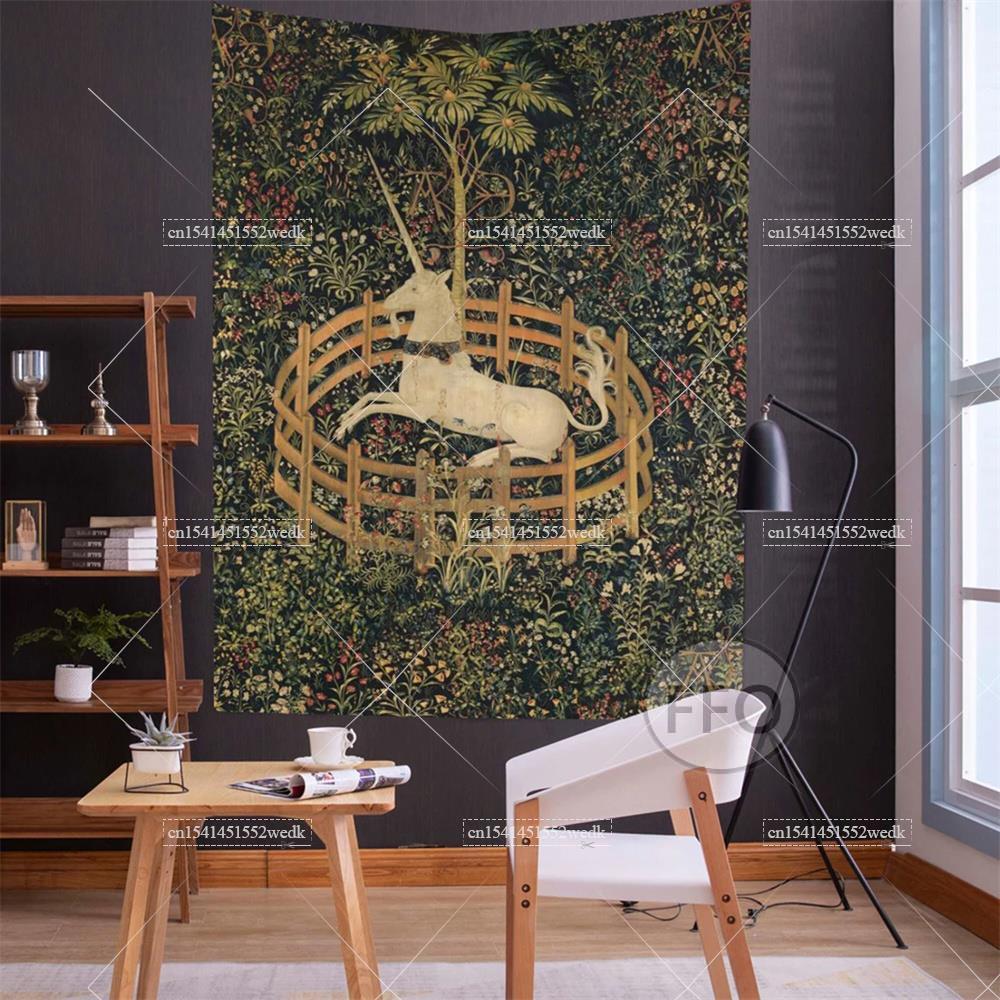 Das Einhorn in Gefangenschaft  – Home Decor Medieval Bewertung und Preis
