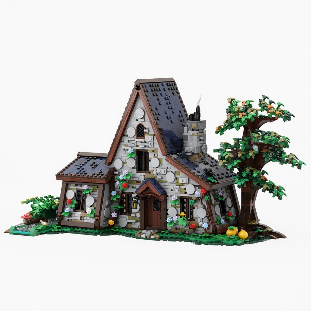 MOC Halloween-Hexenhaus-Bauste – Home Decor Medieval Bewertung und Preis