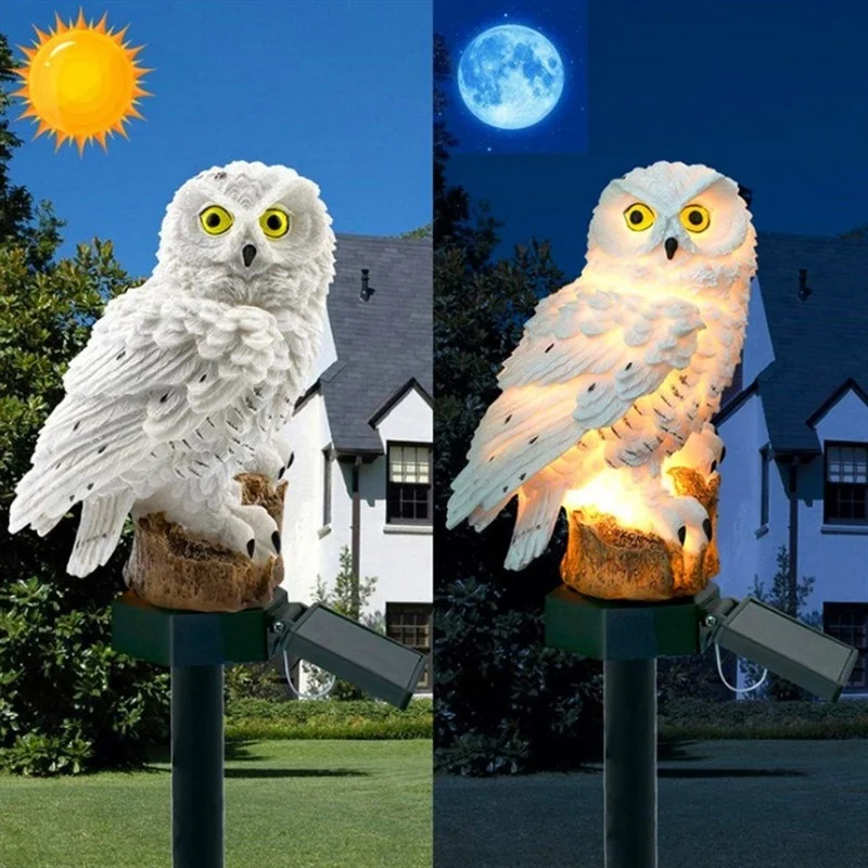 Solar-Eulen-Statue Gartenleuch – Home Decor Garden Bewertung und Preis