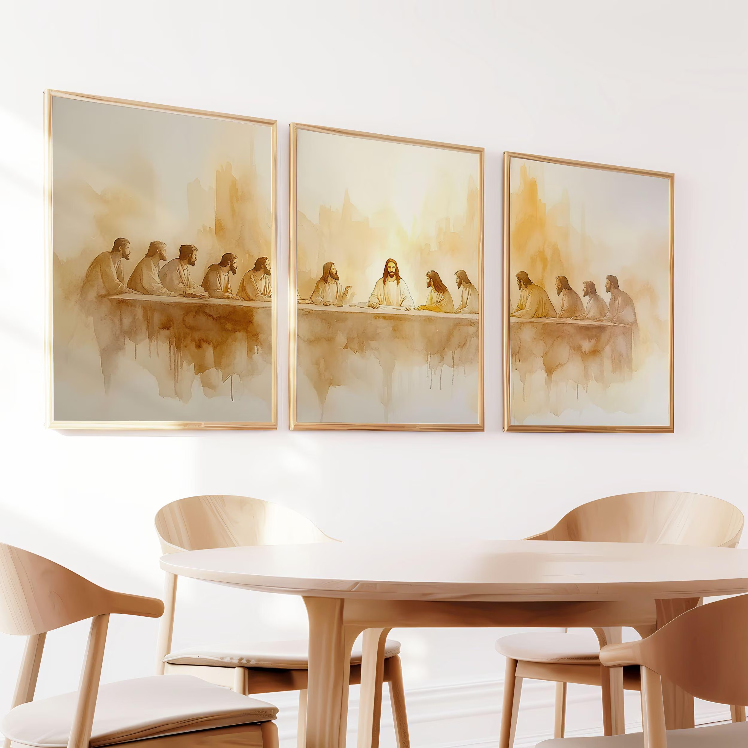 3 teile/satz Das Letzte Abendm – Home Decor Jesus Bewertung und Preis