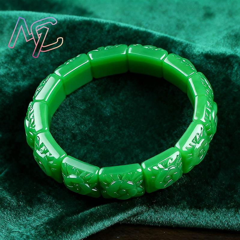 Echtes Jade-Blumen-Armband, Ar – Home Decor Flowers Bewertung und Preis
