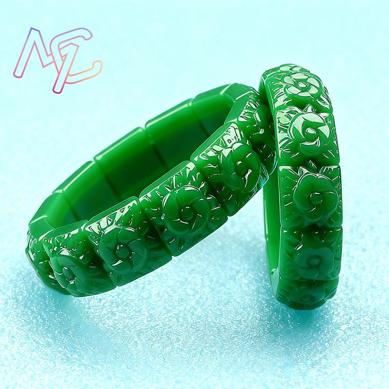 Echtes Jade-Blumen-Armband, Ar – Home Decor Flowers Bewertung und Preis