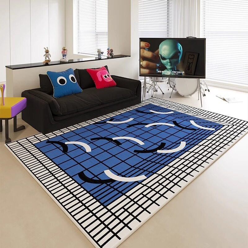 Abstrakter Farbblock-Druck Woh – Home Decor Ig Bewertung und Preis