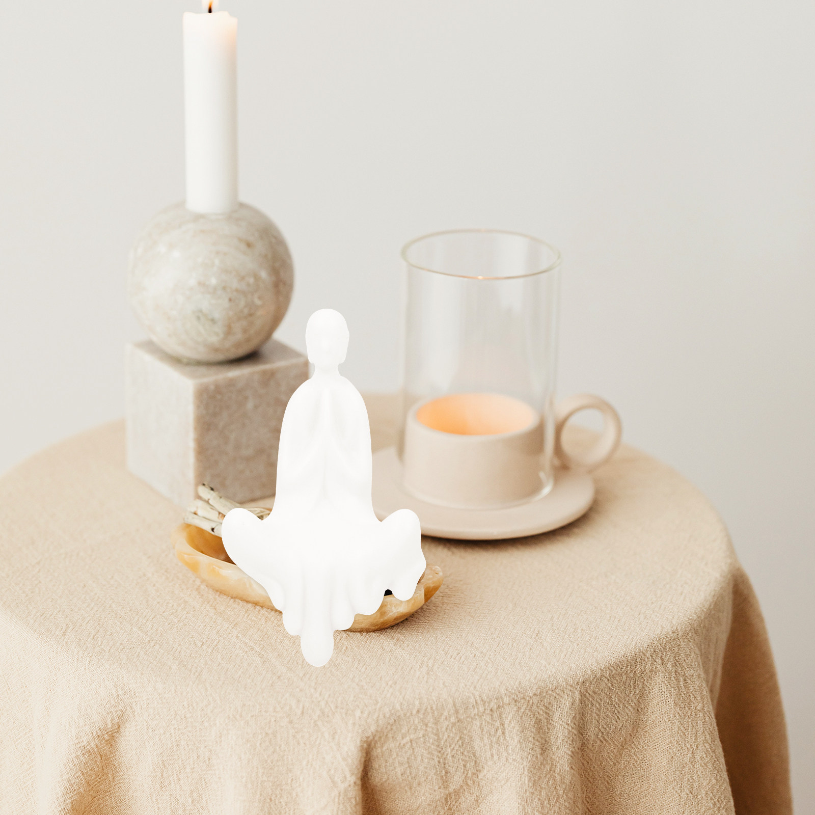 1 Stück Keramik-Buddha-Statue, – Home Decor Zen Style Bewertung und Preis