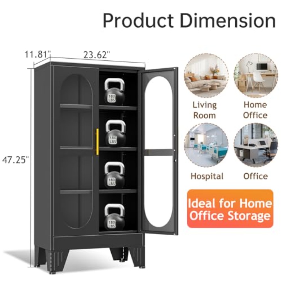 47 H Abschließbarer Vitrinensc – H&M Home Decor Bewertung und Preis