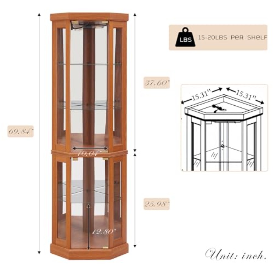 Eckvitrine für die Aufbewahrun – H&M Home Decor Bewertung und Preis