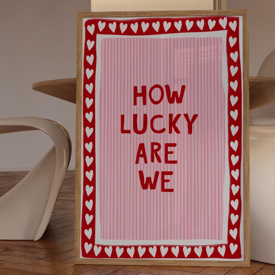 How Lucky Wandkunst, Leinwandd – Home Decor How To Bewertung und Preis
