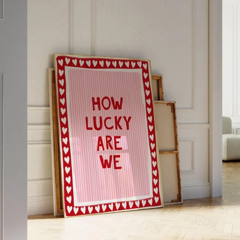 How Lucky Wandkunst, Leinwandd – Home Decor How To Bewertung und Preis