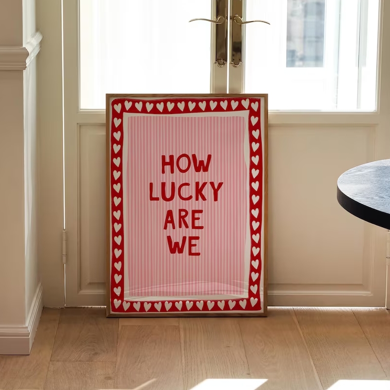 How Lucky Wandkunst, Leinwandd – Home Decor How To Bewertung und Preis