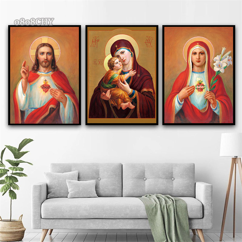 Katholische Kunst, Heilige Mut – Home Decor Jesus Bewertung und Preis