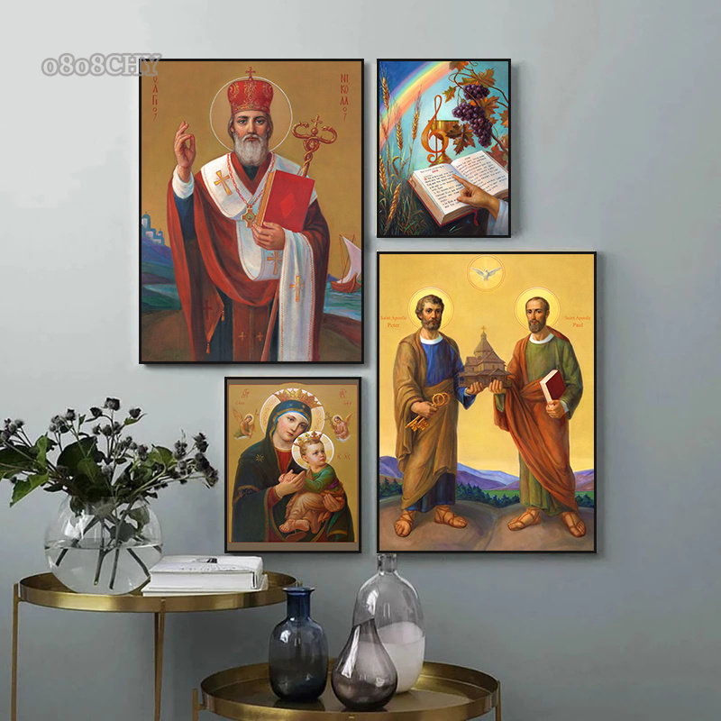 Katholische Kunst, Heilige Mut – Home Decor Jesus Bewertung und Preis