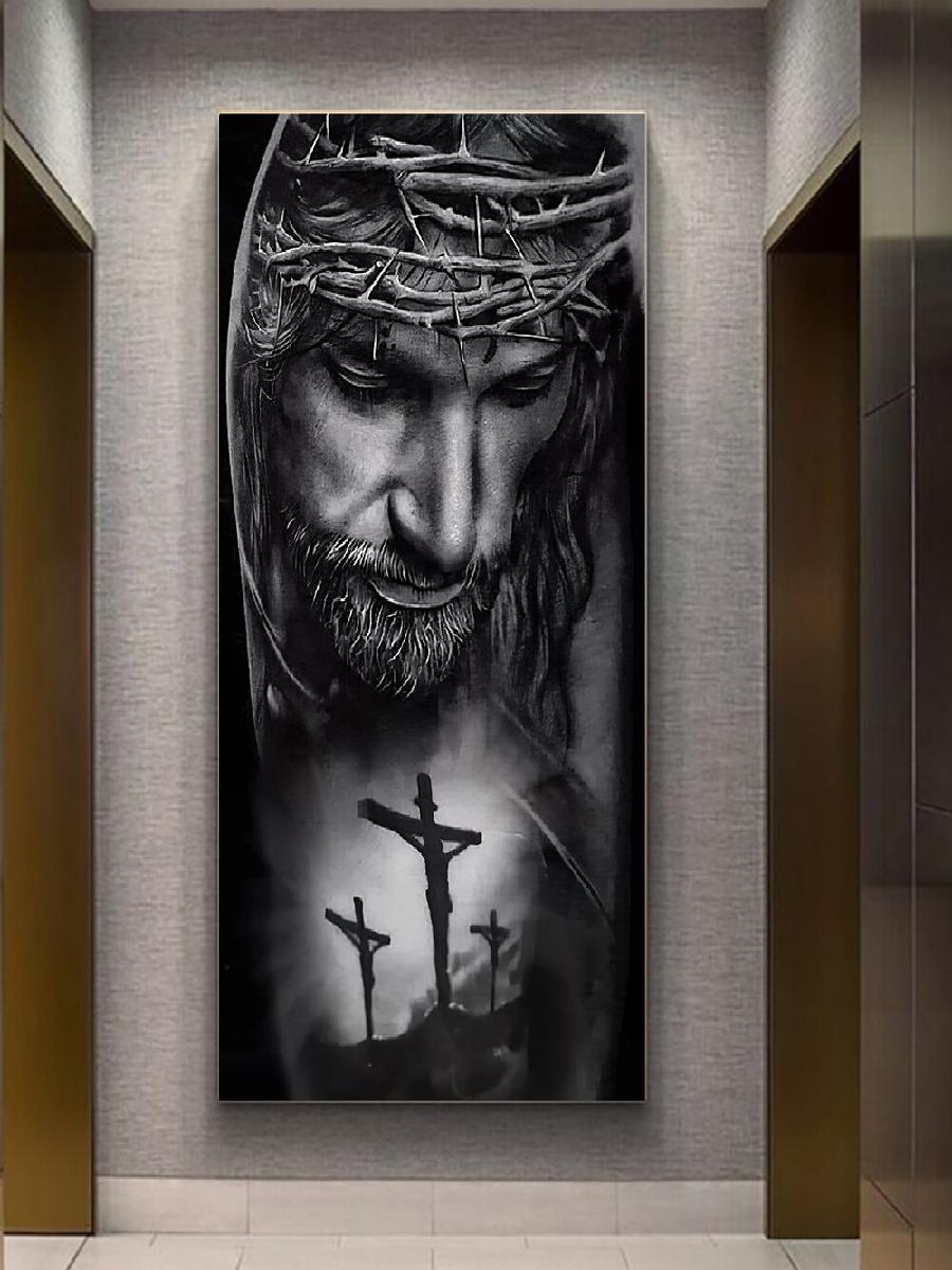 Dornenkrone Jesus Leinwand-Wan – Home Decor Jesus Bewertung und Preis